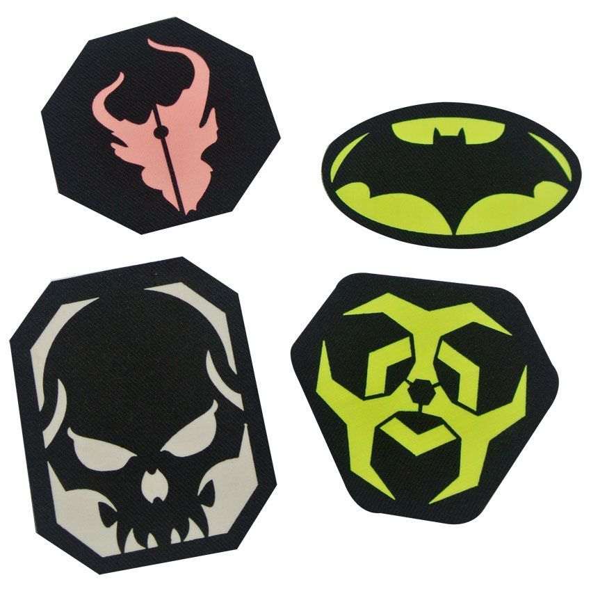 Custom Reflective Laser Cut Patches 판촉물 및 물품 제조 및 공급 Jin Sheu