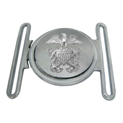 Silver Interlocking Belt Buckle