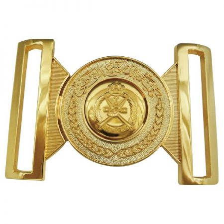 Interlocking Gold Belt Buckle